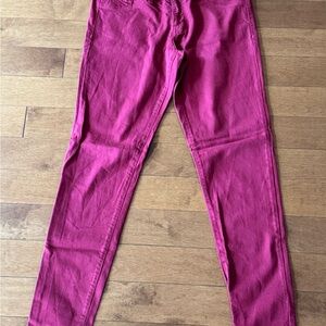 Flying Monkey Women's Fuchsia Skinny Jeans